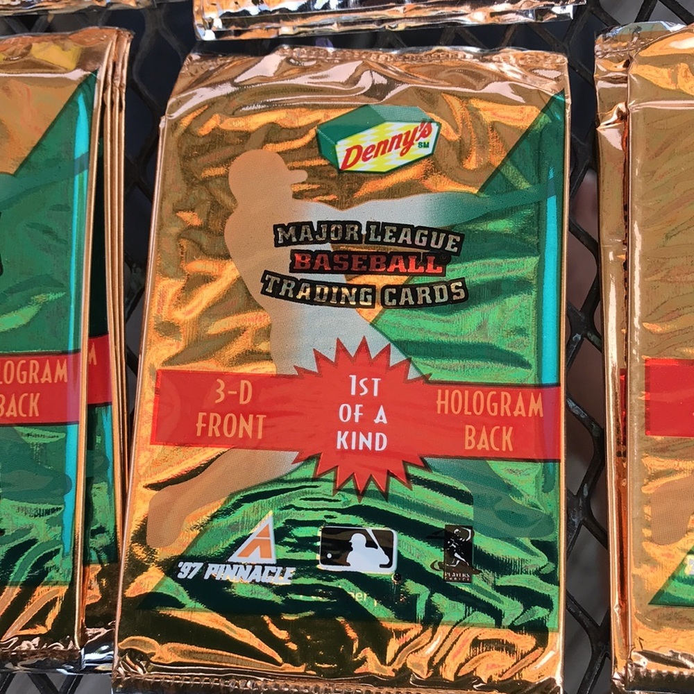 Dennys Major League Baseball trading cards